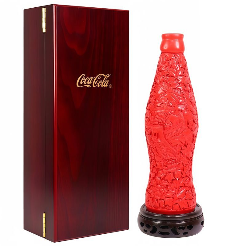 Vintage Collectible Bottles - Botella de Cola Vintage Tallada en