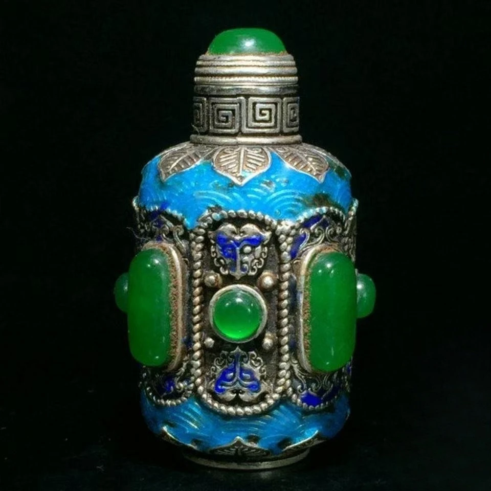 Vintage Collectible Bottles - Botella de Tabaco Antigua Hecha a