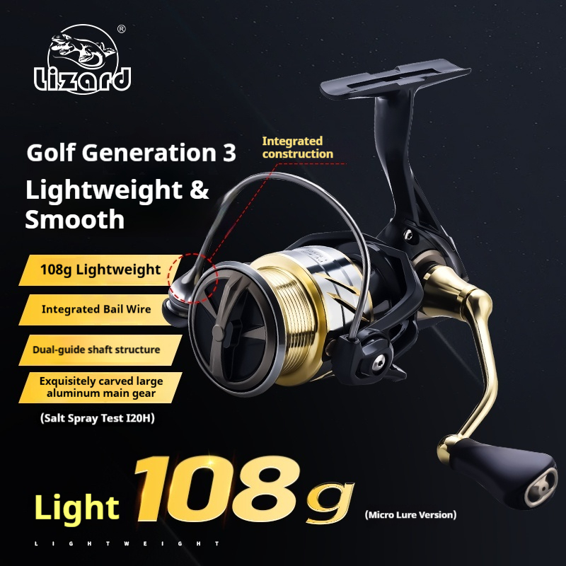 Carrete de Pesca Lizard Golf 3 - Developing Tank Reel reseña y precio